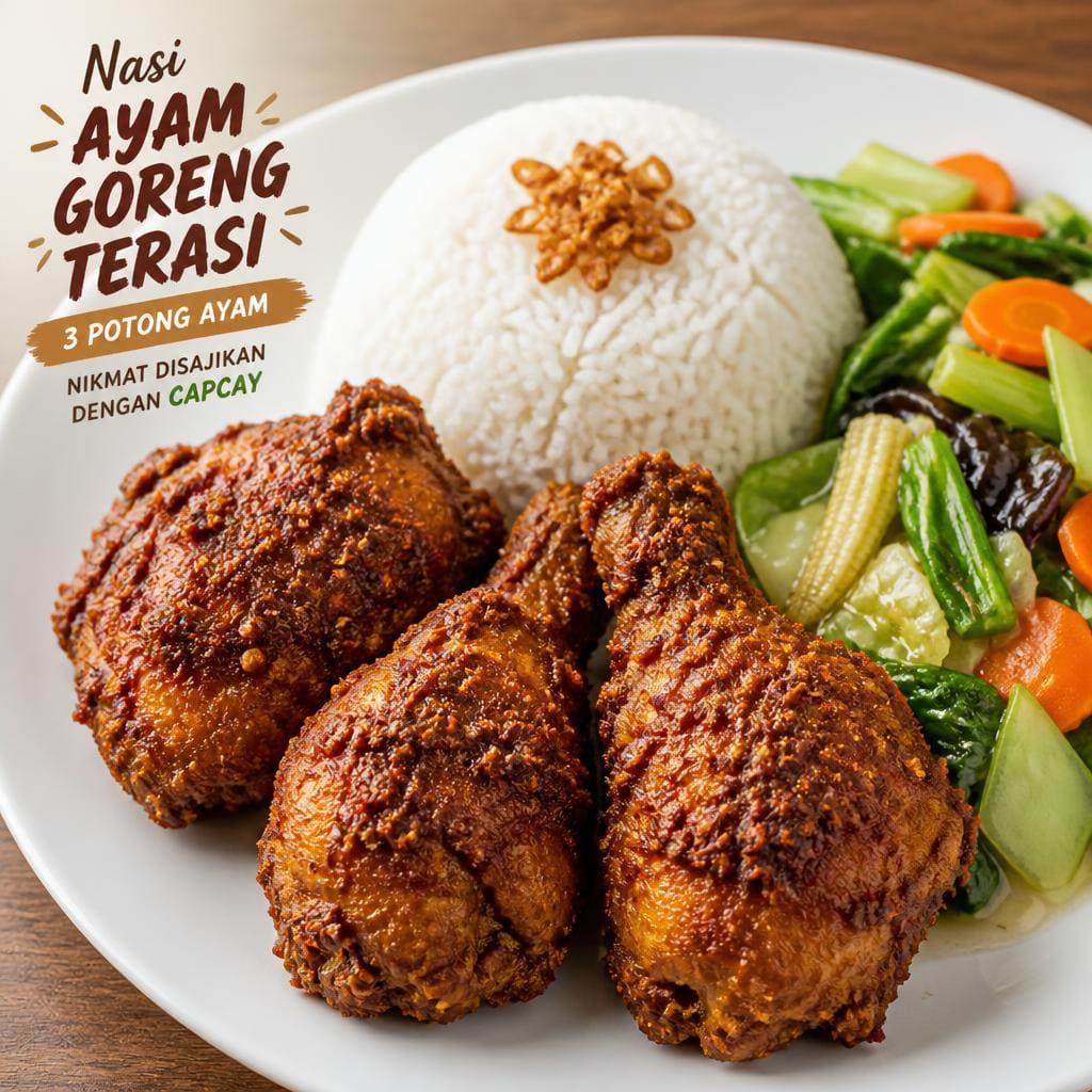 Nasi Ayam Goreng Terasi D’ Cost Seafood